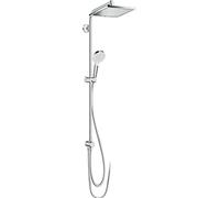 hansgrohe Crometta E Showerpipe 240 1jet EcoSmart Reno, chromé, 27289000, 27289000