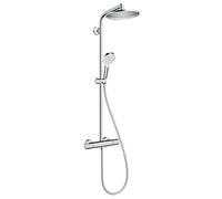 hansgrohe Crometta S Showerpipe 240 1jet EcoSmart avec thermostat, chromé, 27268000, 27268000