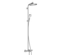 hansgrohe Crometta S colonna doccia con bocca di erogazione vasca, termostatico, 27320000, Crometta S cromo [Rubinetteria Bagno > Colonne Doccia]