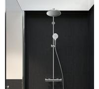 hansgrohe Crometta S Showerpipe 240 1jet EcoSmart avec thermostat, chromé, 27268000, 27268000