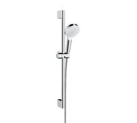 hansgrohe Crometta set doccia con asta saliscendi, 1 tipo di getto, 26533400, Crometta bianco/cromo [Rubinetteria Bagno > Set Doccia]