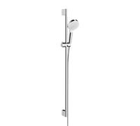hansgrohe Crometta set doccia con asta saliscendi, 1 tipo di getto, 26537400, Crometta bianco/cromo [Rubinetteria Bagno > Set Doccia]