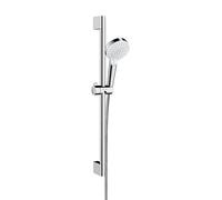 hansgrohe Crometta set doccia con asta saliscendi, 2 tipi di getto, 26534400, Crometta bianco/cromo [Rubinetteria Bagno > Set Doccia]