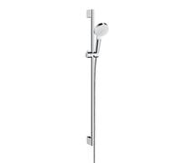 hansgrohe Crometta set doccia con asta saliscendi, 2 tipi di getto, 26538400, Crometta bianco/cromo [Rubinetteria Bagno > Set Doccia]