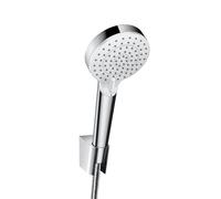hansgrohe Crometta set doccia con supporto, 2 tipi di getto, 26693400, Crometta bianco/cromo [Rubinetteria Bagno > Set Doccia]