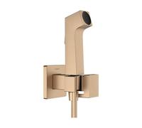 hansgrohe 29231140 Bidette Doccetta, Bronzo Spazzolato, eckig