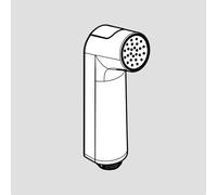 hansgrohe doccetta per doccetta bidet Bidette, 94569140, Bidette bronzo spazzolato [Rubinetteria Bagno > Ricambi Rubinetteria Bagno]