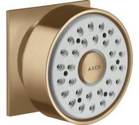 hansgrohe douche d'appoint 1 jet rosette carrée, 28469140, 28469140, Colorazione: Bronzo spazzolato