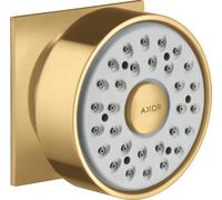 hansgrohe douche d'appoint 1 jet rosette carrée, 28469250, 28469250, Colorazione: Ottico oro spazzolato