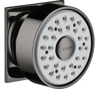 hansgrohe douche d'appoint 1 jet rosette carrée, 28469330, 28469330, Colorazione: Cromo nero lucido
