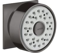 hansgrohe douche d'appoint 1 jet rosette carrée, 28469340, 28469340, Colorazione: Cromo nero spazzolato