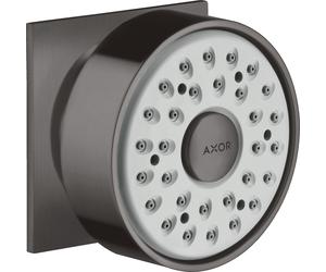 hansgrohe douche d'appoint 1 jet rosette carrée, 28469340, 28469340, Colorazione: Cromo nero spazzolato