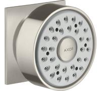 hansgrohe douche d'appoint 1 jet rosette carrée, 28469800, 28469800, Colorazione: Ottica in acciaio inossidabile