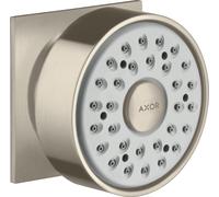hansgrohe douche d'appoint 1 jet rosette carrée, 28469820, 28469820, Colorazione: Nichel spazzolato