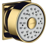hansgrohe douche d'appoint 1 jet rosette carrée, 28469990, 28469990, Colorazione: Ottica in oro lucido