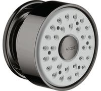 hansgrohe douche d'appoint 1 jet rosette ronde, 28464330, 28464330, Colorazione: Cromo nero lucido