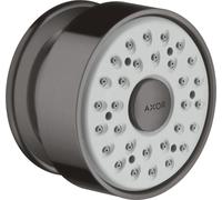 hansgrohe douche d'appoint 1 jet rosette ronde, 28464340, 28464340, Colorazione: Cromo nero spazzolato