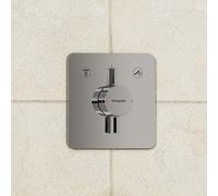 hansgrohe DuoTurn Q Mitigeur, encastré, 2 consommateurs, 2 fonctions, rosace Soft Edge, 75414000, 75414000, Colorazione: cromo