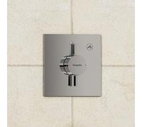 hansgrohe DuoTurn E Mitigeur, encastré, 1 consommateur, rosace carrée, 75617000, 75617000, Colorazione: cromo