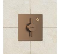 hansgrohe DuoTurn E rubinetto doccia da incasso con miscelatore, 75617140, DuoTurn E bronzo spazzolato [Rubinetteria Bagno > Rubinetteria Doccia]