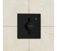 hansgrohe DuoTurn E, incasso, 1 utenza, rosone quadrato, 75617, Colorazione: nero opaco