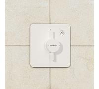 hansgrohe DuoTurn Q, incasso, 1 utenza, rosone Soft Edge, 75614, Colorazione: Bianco opaco
