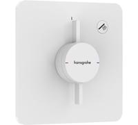hansgrohe DuoTurn Q, incasso, 1 utenza, rosone Soft Edge, 75614, Colorazione: Bianco opaco