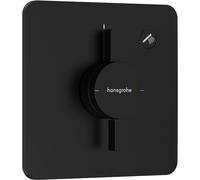 Hansgrohe DuoTurn Q rubinetto per doccia da incasso nero 75614670