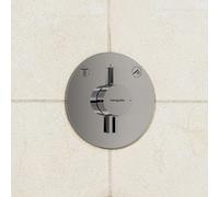 hansgrohe DuoTurn S Mitigeur, encastré, 2 consommateurs, 2 fonctions, rosace ronde, 75418000, 75418000, Colorazione: cromo