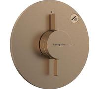 hansgrohe DuoTurn S Mitigeur, encastré, 1 consommateur, rosace ronde, 75618140, 75618140, Colorazione: Bronzo spazzolato