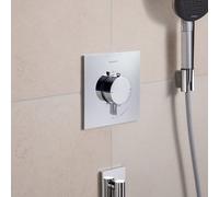 hansgrohe Ecostat Comfort E rubinetto doccia da incasso con termostatico, 33710000, Ecostat Comfort E cromo [Rubinetteria Bagno > Rubinetteria Doccia]