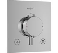 hansgrohe Ecostat Comfort E Thermostat encastré pour 2 consommateurs, 33711000, 33711000, Colorazione: cromo