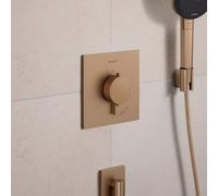 hansgrohe Ecostat Comfort E Thermostat encastré pour 1 consommateur, 33710140, 33710140, Colorazione: Bronzo spazzolato