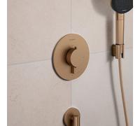 hansgrohe Ecostat Comfort S thermostat encastré pour 1 consommateur, 33714140, 33714140, Colorazione: Bronzo spazzolato
