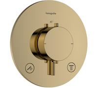 hansgrohe Ecostat Comfort S thermostat encastré pour 2 consommateurs, 33715990, 33715990, Colorazione: Ottica in oro lucido