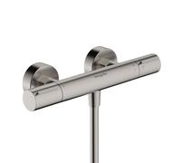 hansgrohe Ecostat Element rubinetto doccia esterno con termostatico, 13346800, Ecostat Element acciaio inox spazzolato [Rubinetteria Bagno > Rubinetteria Doccia]