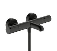 hansgrohe Ecostat Element rubinetto vasca esterno con termostatico, 13347340, Ecostat Element nero cromato spazzolato [Rubinetteria Bagno > Rubinetteria Vasca]
