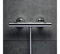 hansgrohe Ecostat Fine rubinetto doccia esterno con termostatico, 13324000, Ecostat Fine cromo [Rubinetteria Bagno > Rubinetteria Doccia]