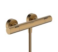 hansgrohe Ecostat Fine - Rubinetto doccia per 1 consumatore, bronzo | SafetyStop (40 °C), portata regolabile, max. 17 l/min, 13324140