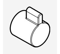 hansgrohe Ecostat maniglia, 92281670, Ecostat S; Ecostat Square nero opaco [Rubinetteria Bagno > Ricambi Rubinetteria Bagno]