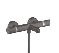hansgrohe Ecostat rubinetto vasca esterno con termostatico, 13114340, Ecostat nero cromato spazzolato []
