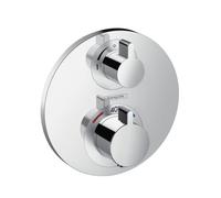 hansgrohe Ecostat S rubinetto doccia da incasso con termostatico, 15757000, Ecostat S cromo [Rubinetteria Bagno > Rubinetteria Doccia]