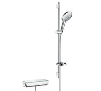 hansgrohe Ecostat Select rubinetto doccia esterno con termostatico, 27037000, Ecostat Select; Raindance Select S cromo [Rubinetteria Bagno > Rubinetteria Doccia]