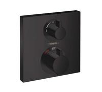 hansgrohe Ecostat Square termostatico, per vasca e doccia, 15714670, Ecostat Square nero opaco [Rubinetteria Bagno > Rubinetteria Doccia]