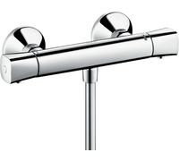hansgrohe Ecostat thermostat de douche, apparent, 1 consommateur, chrome, 13122000, 13122000