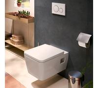 Hansgrohe EluPura Original Q set per WC sospeso, HygieneEffect, 365x540 mm, AquaChannel Flush, incluso sedile WC, SoftClose, 62051450
