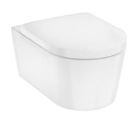 Hansgrohe EluPura S vaso wc con copriwater a discesa lenta sospeso senza brida bianco 62021450