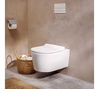 WC Sospeso Set Hansgrohe EluPura S AquaHelix Spoelhygiëne-effetto Bianco