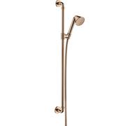 hansgrohe Ensemble de douche AXOR 0,90 m, avec douchette 85 1 jet, 26023300, 26023300, Colorazione: Oro rosso lucido