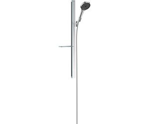 hansgrohe Ensemble de douche Rainfinity 130 3jets avec barre de douche 90 cm et porte-savon, chromé, 27671000, 27671000